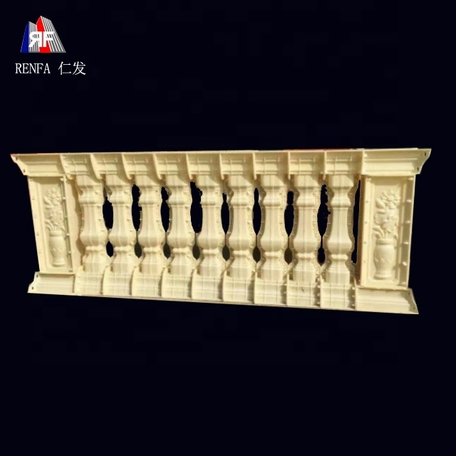 Plastic ABS material roman type concrete pillar mold cement cast in place mould for balcony column baluster