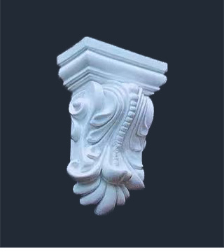 Modern Design Decorative Fiberglass Silicone Material Gypsum Corbel Line Molds and Plaster 3D Corble Mould