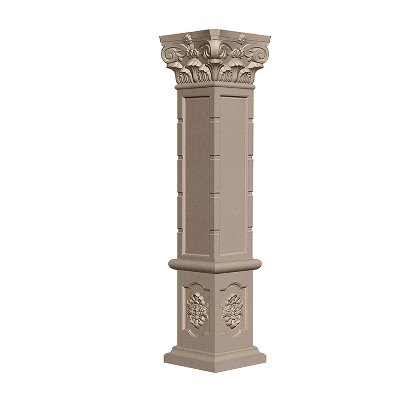 Precast plastic baluster concrete roman column pillar mold Concrete cement mold for  round square design injection mold form