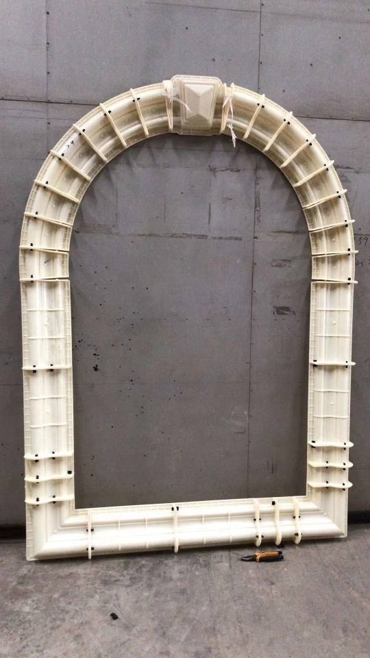 Hot sale fiberglass plastic window mold for concrete