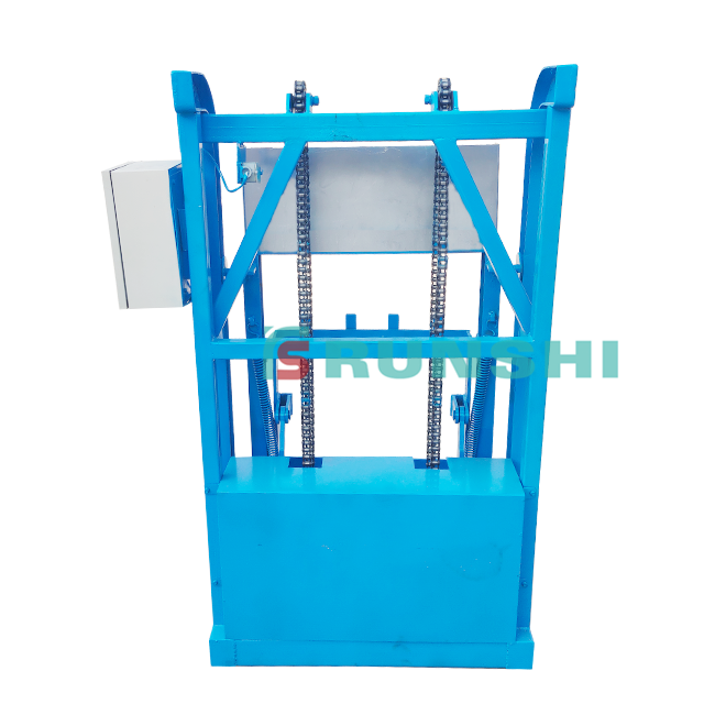 Factory price automatic kitchen waste dumping elevator/ trash can lifting frame/ Garbage cans elevator