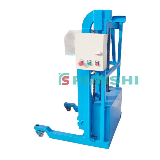 Factory price automatic kitchen waste dumping elevator/ trash can lifting frame/ Garbage cans elevator