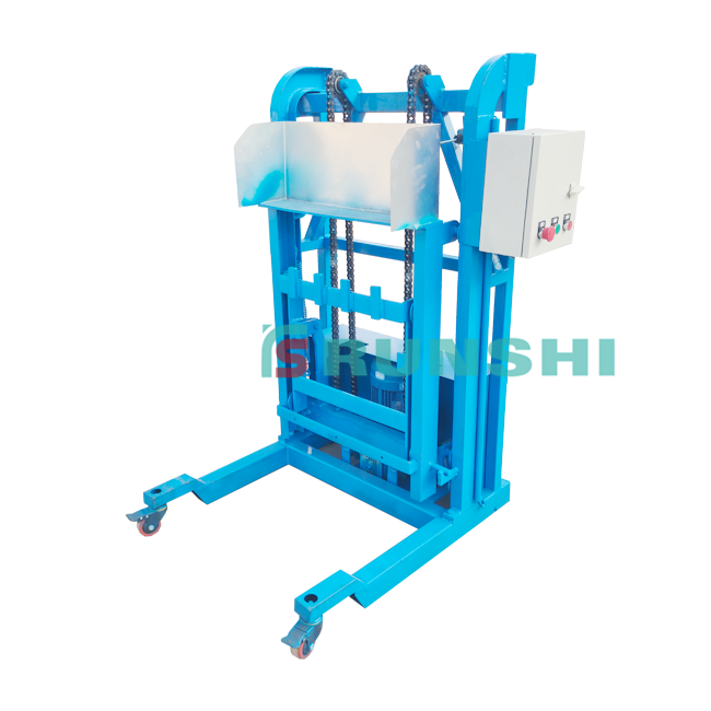 Factory price automatic kitchen waste dumping elevator/ trash can lifting frame/ Garbage cans elevator