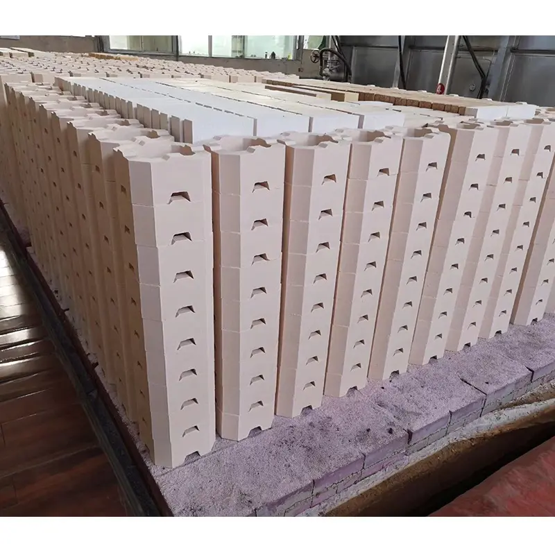 Factory Supply Refractory Magnesia Zirconia Checker Brick Magnesite Zircon brick for Sale