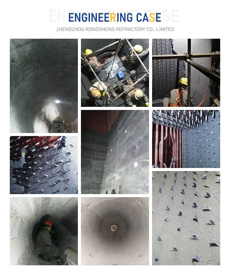 Refractory Concrete ramming mass refractory lining for aluminum induction furnace