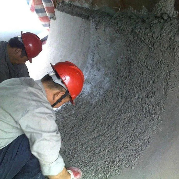 Refractory Concrete ramming mass refractory lining for aluminum induction furnace