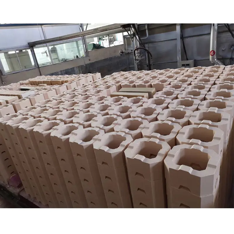 Factory Supply Refractory Magnesia Zirconia Checker Brick Magnesite Zircon brick for Sale