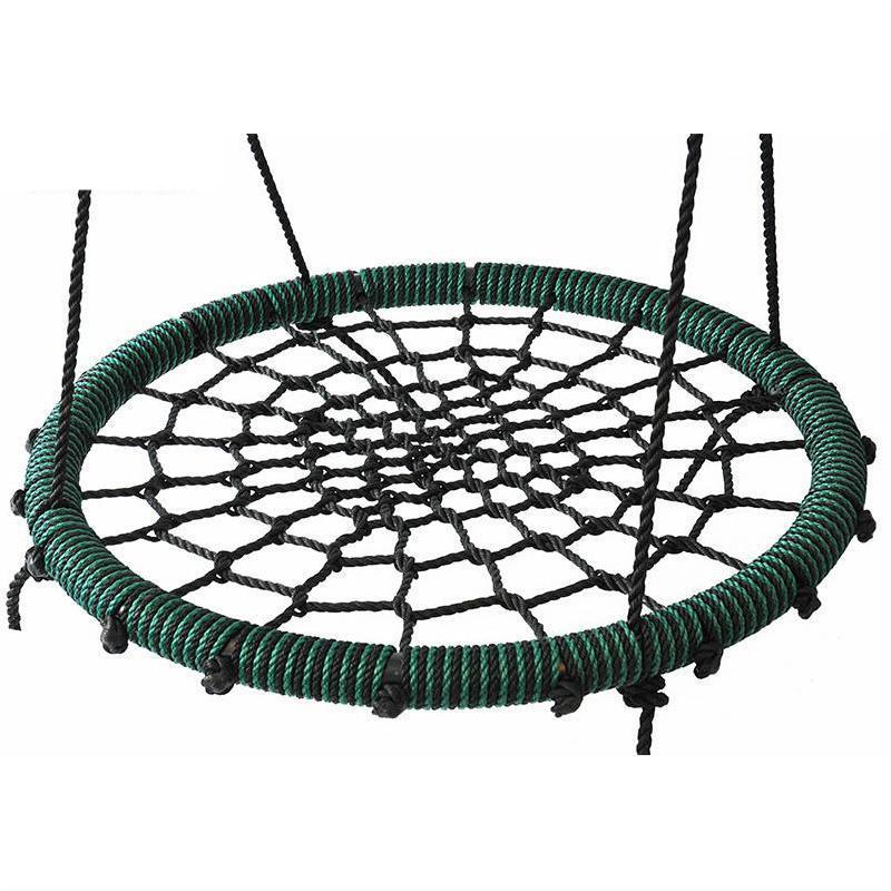 Round Rope Net Web Swing chair outdoor hanging outdoor folding bird nest swing