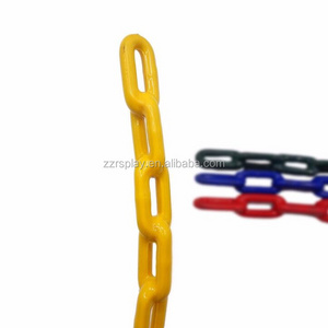 plastic coated safety chain free size long iron link chain for outdoor swings