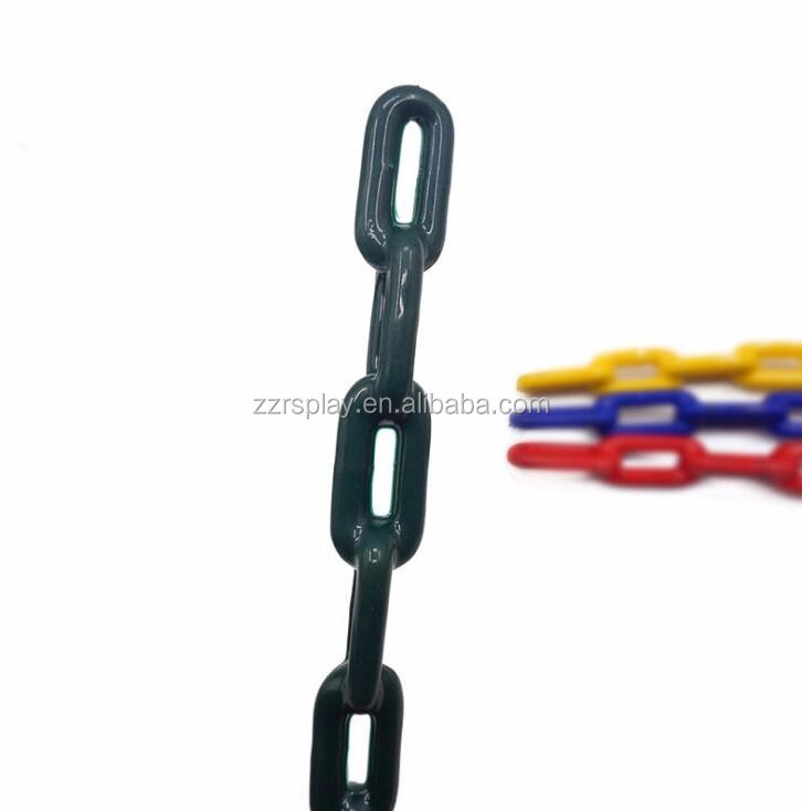 plastic coated safety chain free size long iron link chain for outdoor swings