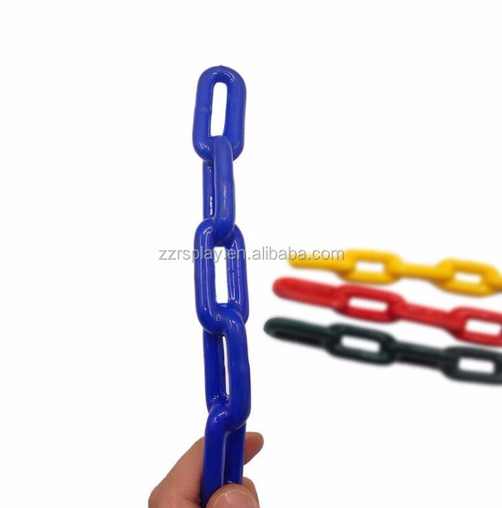 plastic coated safety chain free size long iron link chain for outdoor swings