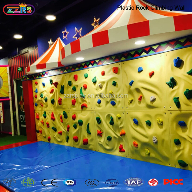 best price soft padding playground indoor rock climbing wall for kids