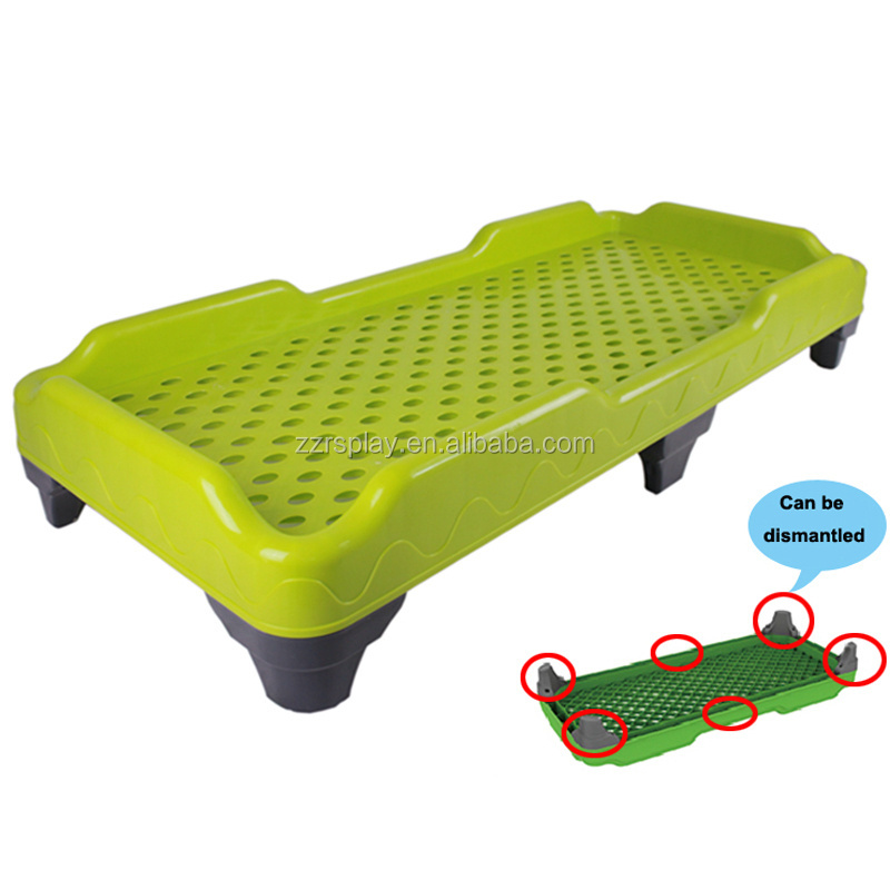 children kindergarten  cheap price plastic bed clearance daycare furniture daycare cots for sale