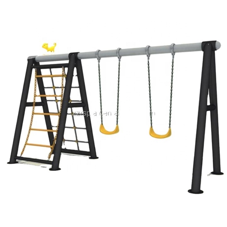 monkey bar outdoor fitness kids rocking chair slide swing set for playground