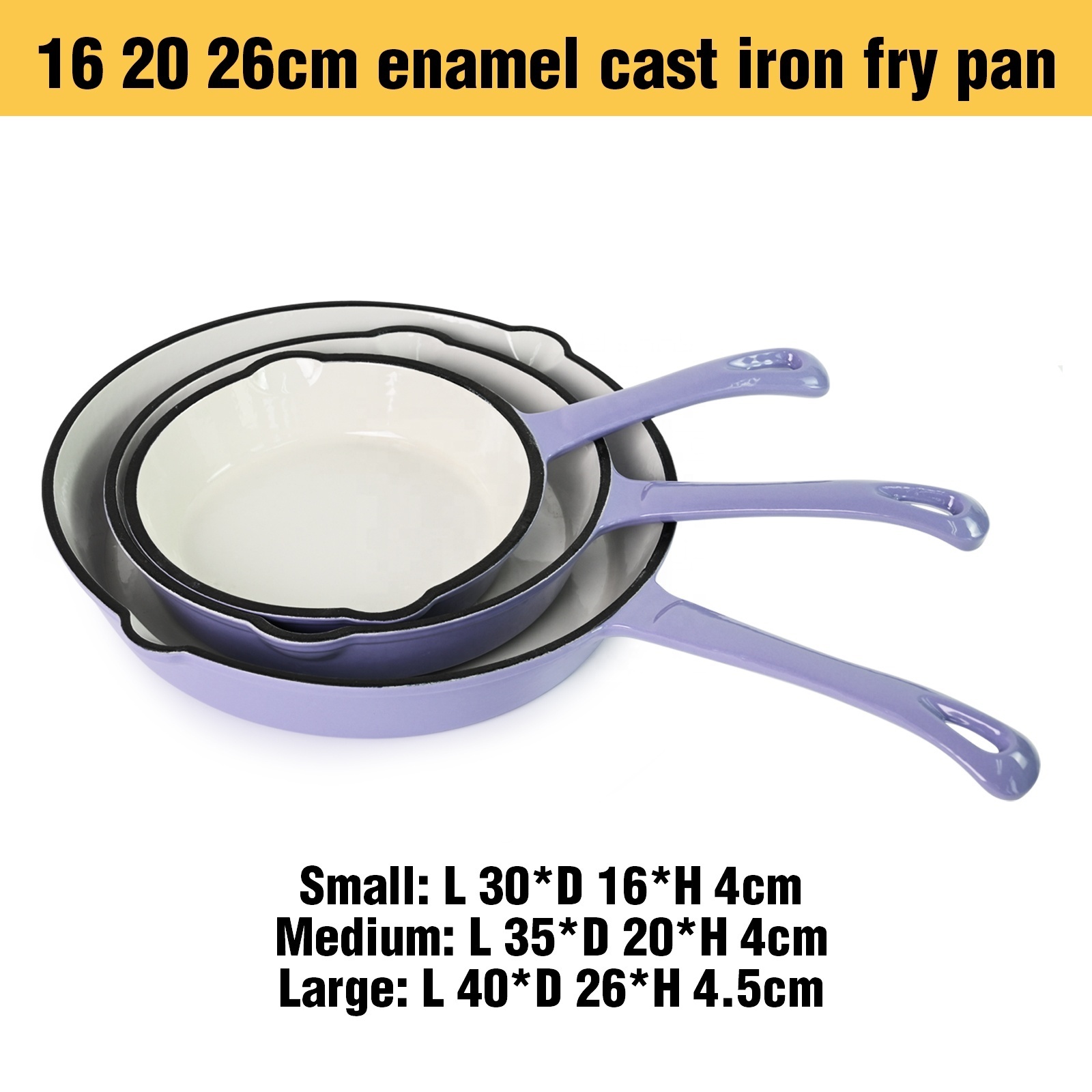 Hot Sale Factory Casting Iron Kitchen Cookware Enamel Cooking Pot Sets Enamel Cast Iron Cookware Set