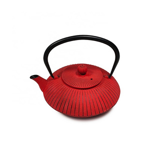 Top Grade Antique Cast Iron Teapot Manufacture 500ml Modern Cast Iron 10 Feet Metal Antique Tea Pot