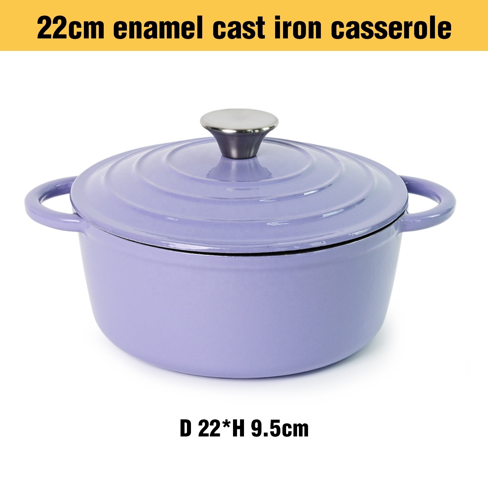 Hot Sale Factory Casting Iron Kitchen Cookware Enamel Cooking Pot Sets Enamel Cast Iron Cookware Set