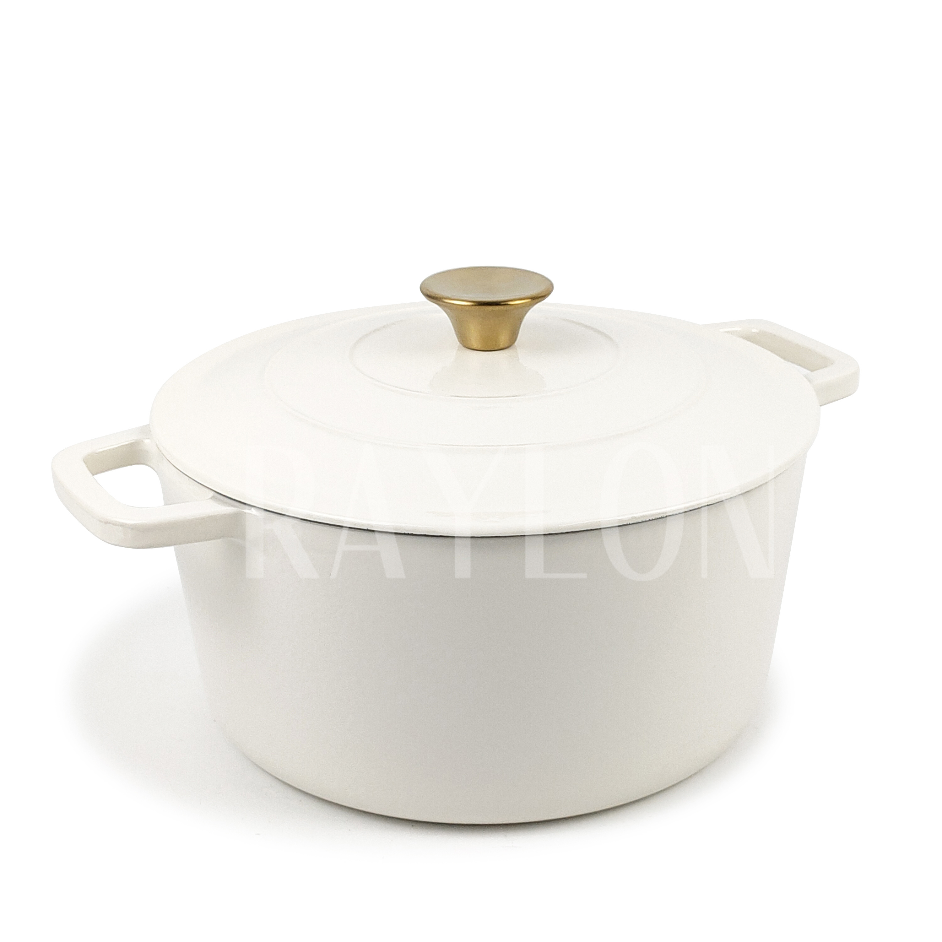 Raylon China Supplier Restaurant Iron Pot Dutch Oven 28 cm Enameled Cast Iron Casserole