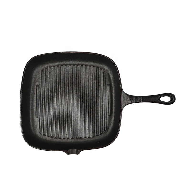 9.25 inch Vegetable Oil Cast Iron Grill Pan