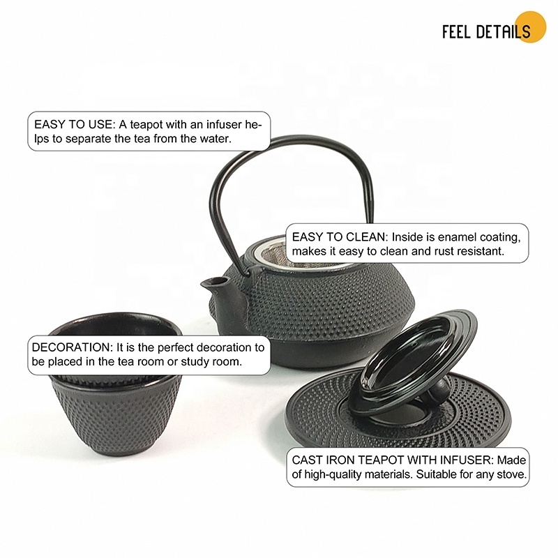 Japanese BPA Free Cast Iron Tea Kettles Cast Iron Tea Pot