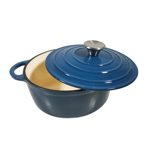 22cm Cast Iron Pot Healthy Eco-Friendly Nonstick Cast Iron Casserole Dish Cookware Sets