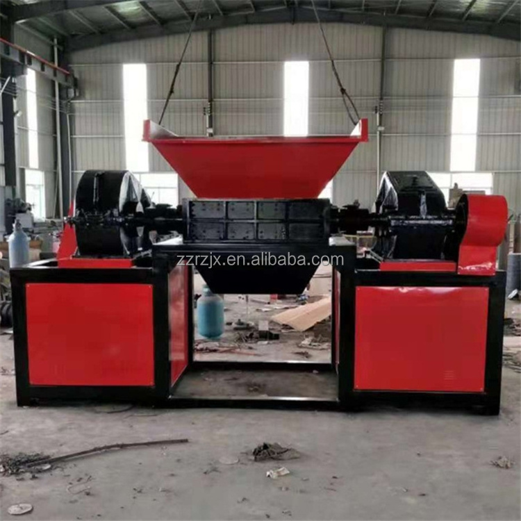 Long Using Life Rubber Recycling Pulverizer Machine Shredder Car Tire Cutter