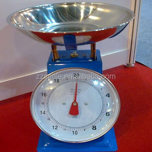 Household kitchen manual weighing scale