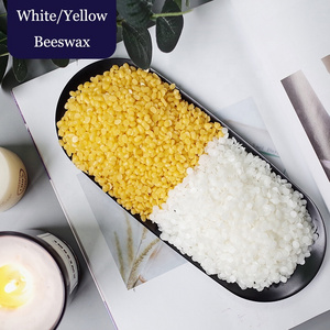 Organic Candle Beeswax Pellets Candles Pillar China Supply Pure Beeswax Sheets for Candle Making DIY White/Yellow Beeswax Beads