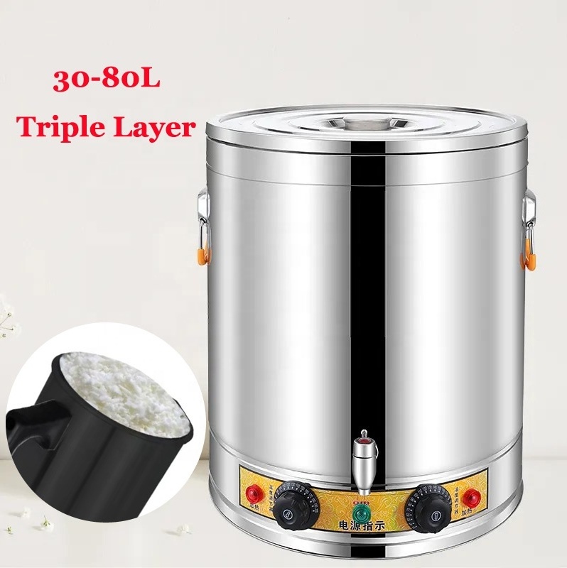 DIY Candle Making Machine Large Capacity 30L-80L Commercial Stainless Steel Wax Candle Melter Electric Melt Candle Melting Pot