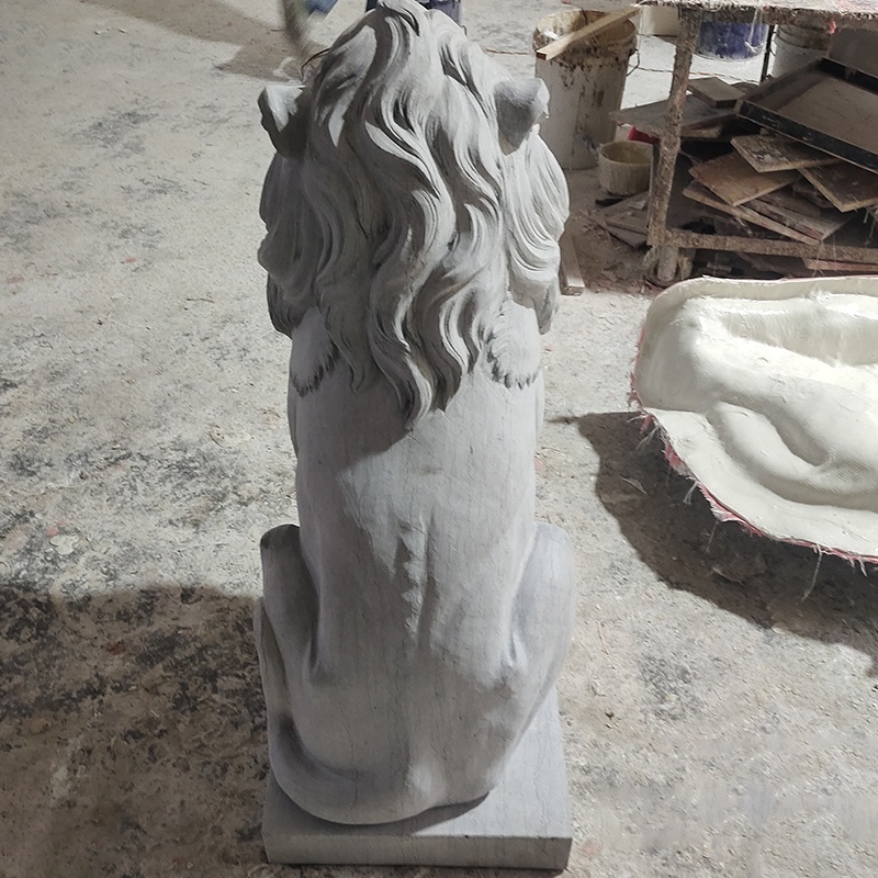 Custom 3D Animal Garden Statue Molds for Sale Concrete Lion Statue Mold Large Outdoor Lion Statues Fiberglass Mold for Garden