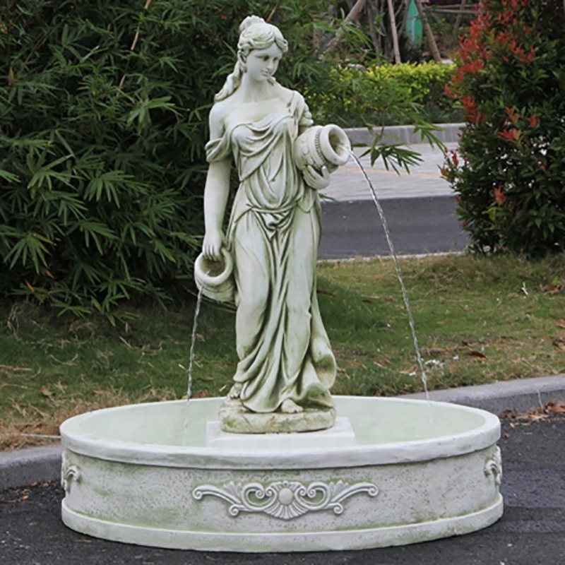 Multi-styles Decorative Garden Water Fountain Molds Custom Large Fiberglass Fountain Mold Concrete Fountain Molds