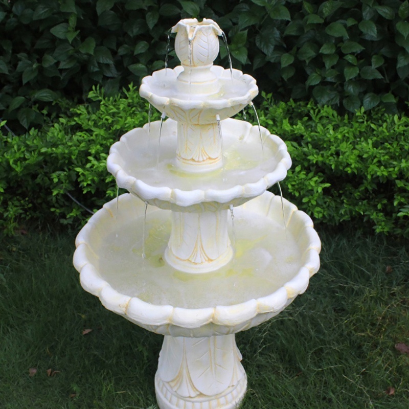 European Style Multi-layer Plastic Water Fountain Molds Garden Outdoor Concrete Fountain Mold