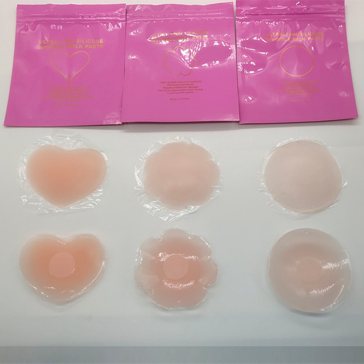 Silicone Nipple Cover Waterproof Breathable Invisible Ultra Thin Pasties Nipple Cover For Women