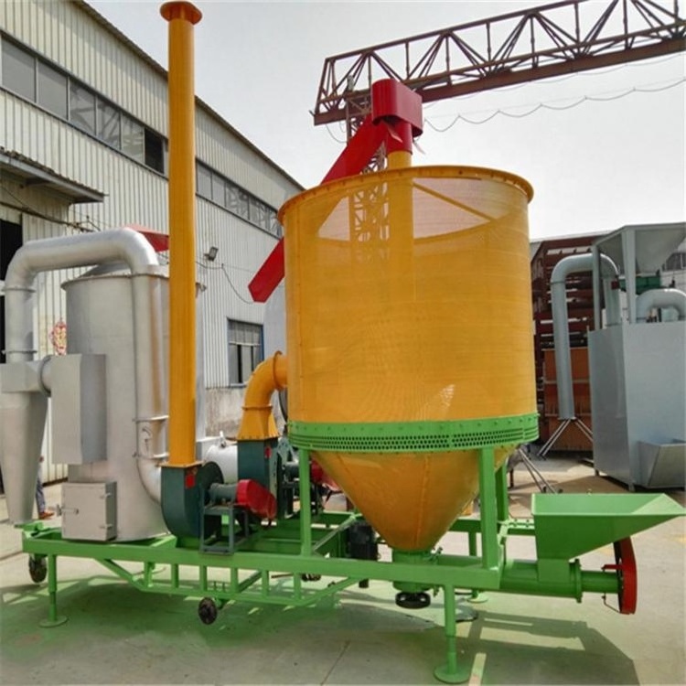 Hot air small paddy spent grain drying machine wheat corn paddy rice grain dryer