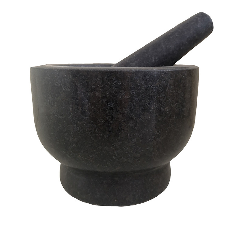 Wholesale Natural Marble Stone Mortar and Pestle Set Garlic Press Ginger Crusher Masher Pounder Powder Mill Kitchen