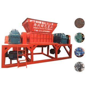 Twin Shaft Shredder Organic Food Vegetable Waste Garbage Leaves Shredder Shredding Machine Industrial crusher