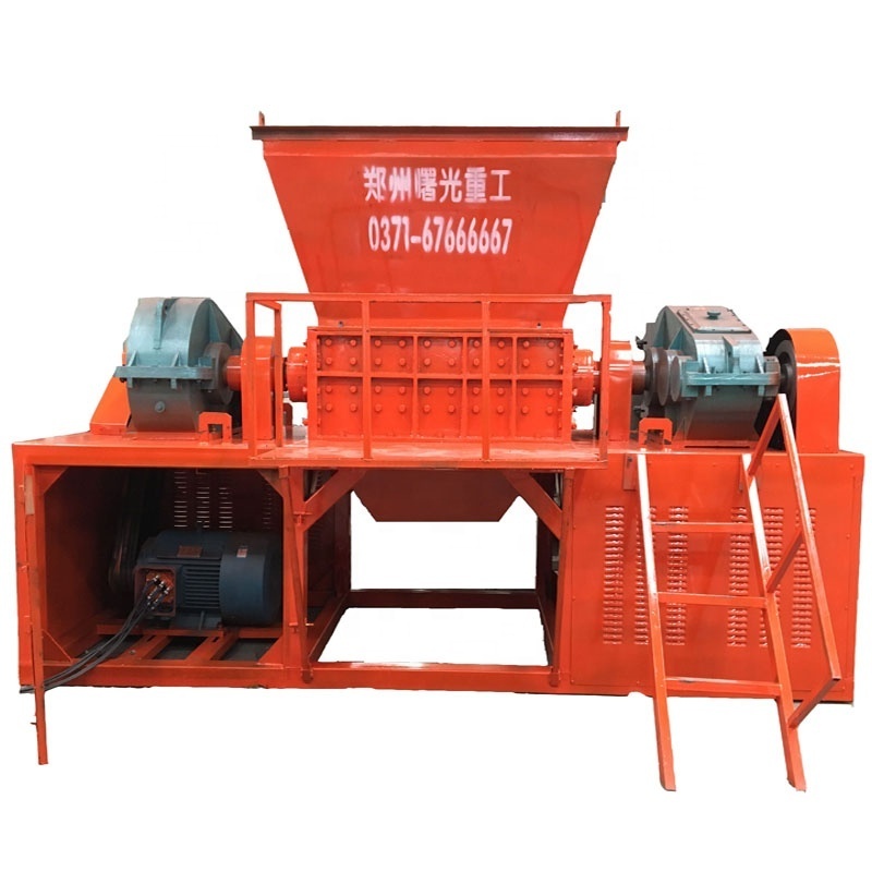 Truck Tyre Cutter Shredder Tire Grinding Machine/ Mobile Tire Shredder Machine To Make Crumb Rubber / Tire Shredding Machine