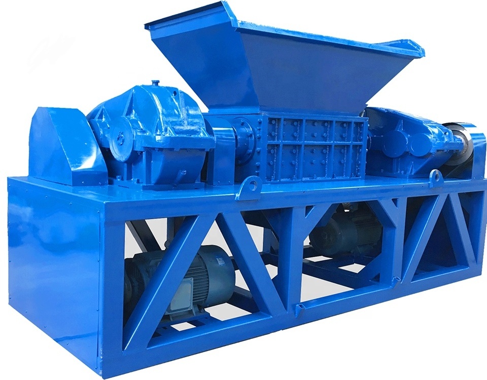 High efficiency industrial strip cardboard shredder commercial carton tyres shredding machine