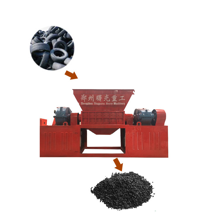 Environmentally Friendly Waste Tire Shredder/Tyre Crusher Cutting Machine/Tire Recycle Machine