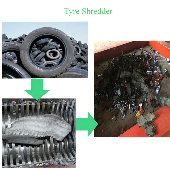 Competitive Price used tire cutting machine for sale/tire shredder