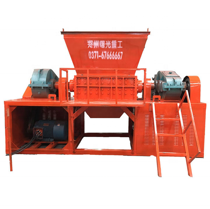 High efficiency industrial strip cardboard shredder commercial carton tyres shredding machine