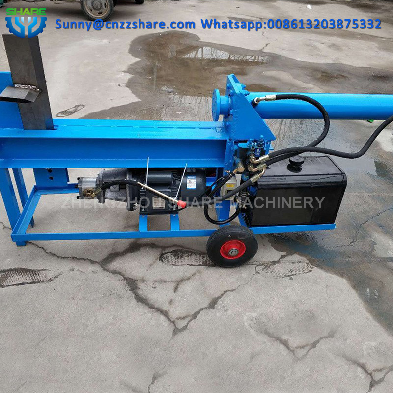 45 Ton Hydraulic Log Splitter 50ton Diesel Engine Powered Wood with Logs and Cutting Machines Gasoline 50 Ton Splitting Machine