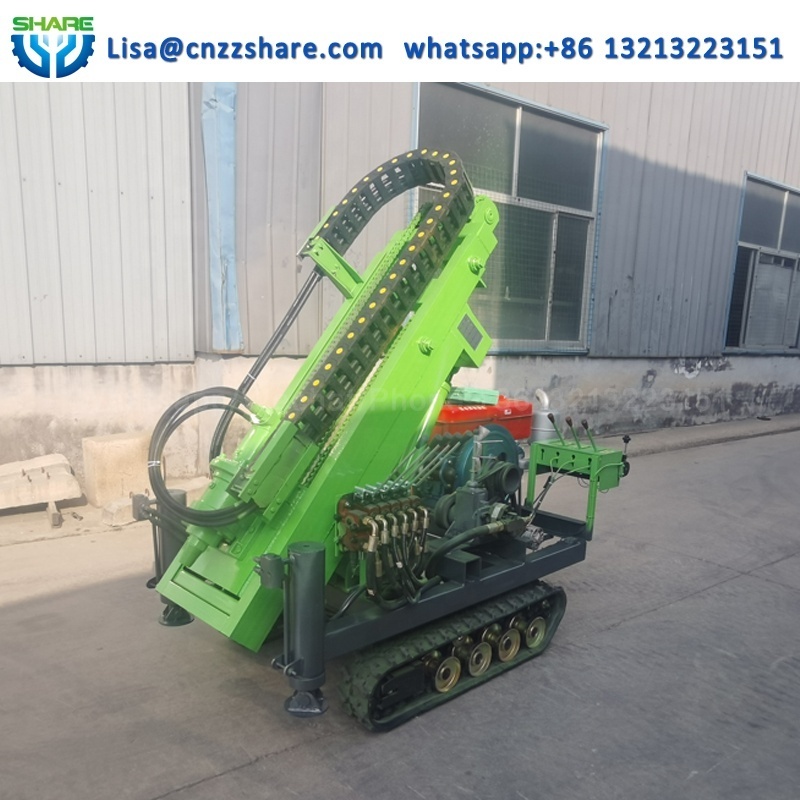 Excavator Photovoltaic Helical Pile Driver Machine