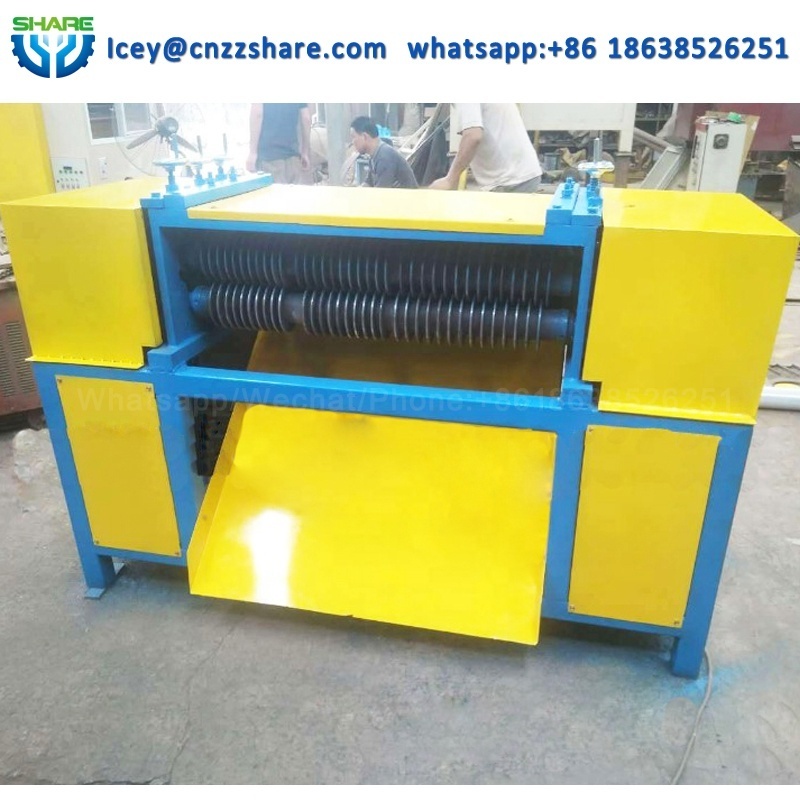 Air Conditioner Scrap Radiator Copper Aluminum Separator Machine Radiator Recycling Machine