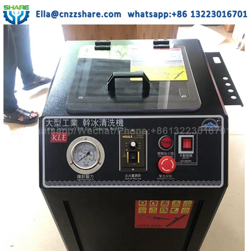 Co2 Dry Ice Blasting cleaning Machine Blaster Renzacci Dry Clean Machine for Sale