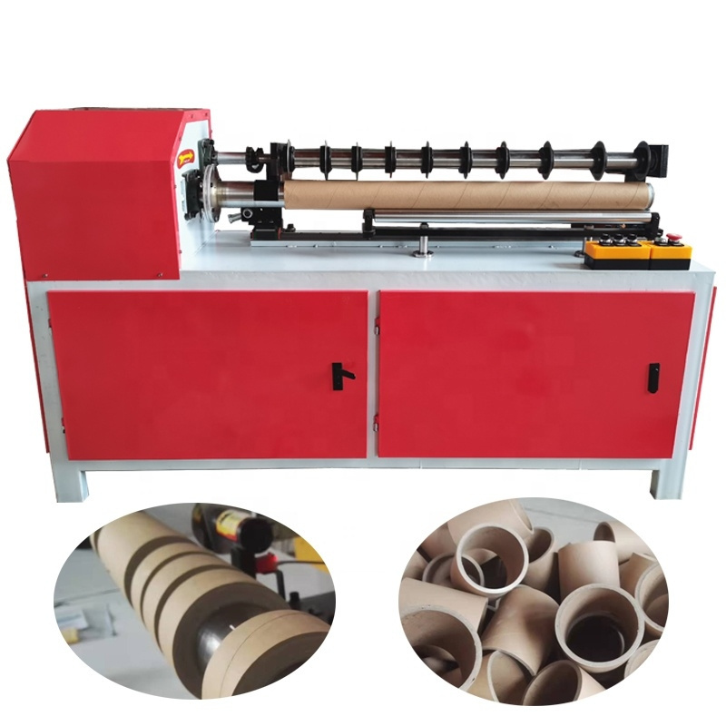 Automatic Paper Tube Cutting Machine Toilet Roll Core Cutting Paper Tube Pipe Making Machine for Paper Core Cutter