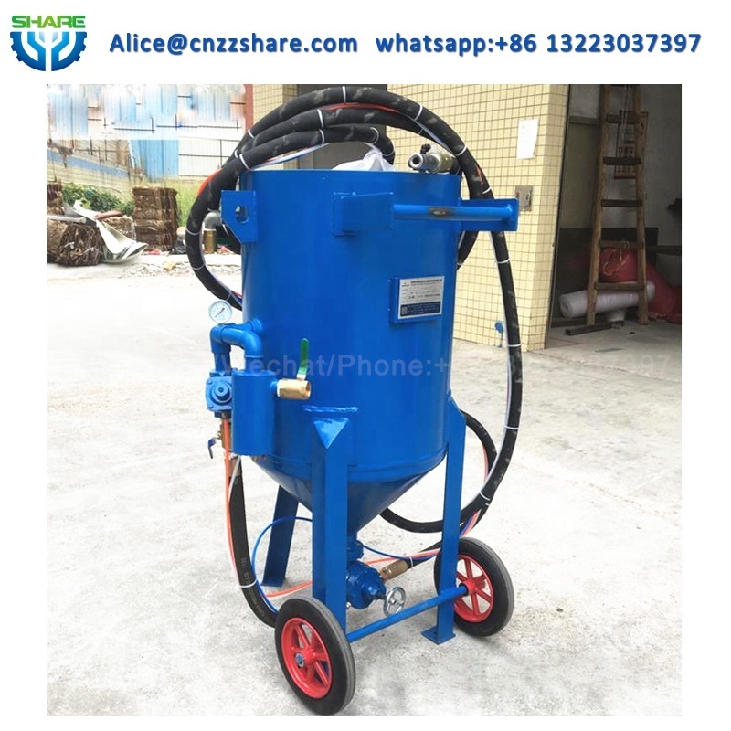 Industrial granite sand blaster 1000L water sand blasting machine portable dustless