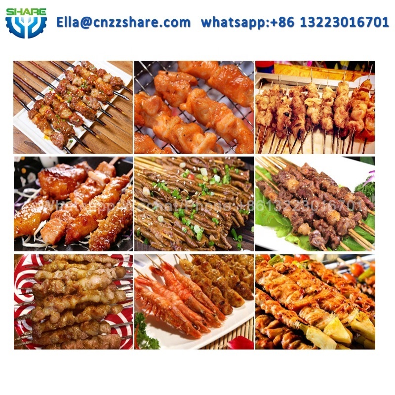 Meat Kebab Skewer Machine Bamboo Skewer Making Machine