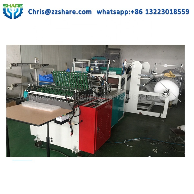 Air Bubble Film Poly Mailer Envelope Courier Bag Manufacturing Machine Automatic Bag Making Machine