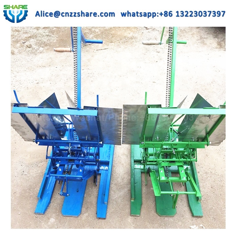 6 row manual paddy planting machine rice transplanter rice transplanting machine